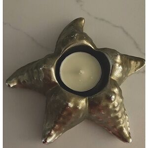 Starfish tea light candle holder